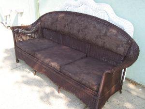 Antique Wicker Couch 1920's (indoor/outdoor)