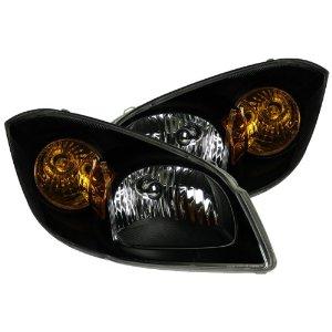 Anzo USA 121154 Chevrolet Cobalt Black Headlight Assembly - (Sold in Pairs)