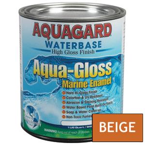 Aquagard Aqua Gloss Waterbased Enamel - 1Qt - Beige (80022)