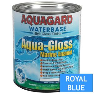 Aquagard Aqua Gloss Waterbased Enamel - 1Qt - Royal Blue (80006)