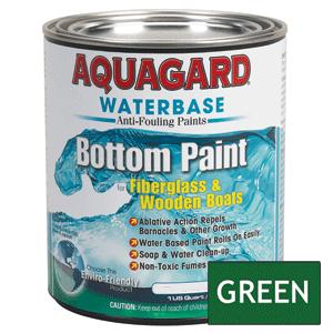 Aquagard Waterbased Anti-Fouling Bottom Paint - 1Qt - Green (10004)