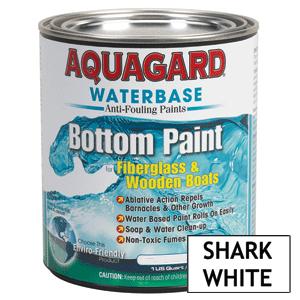 Aquagard Waterbased Anti-Fouling Bottom Paint - Quart - Shark White.
