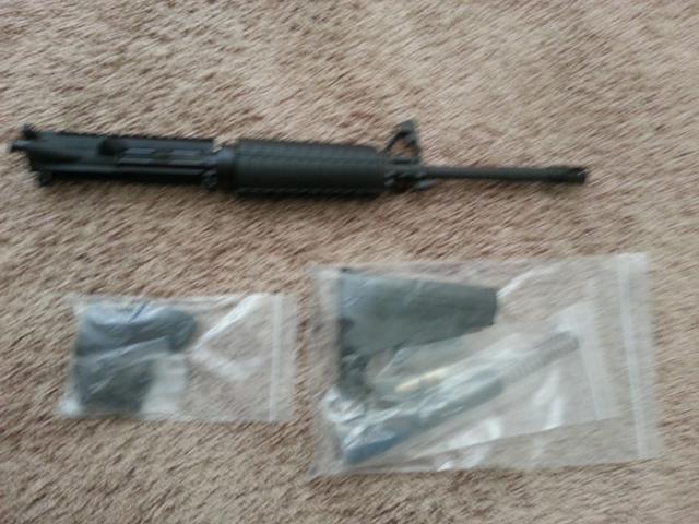 AR 15 rifle kit