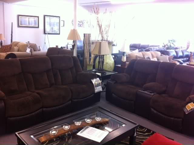 Ashely recliner sofa and love set