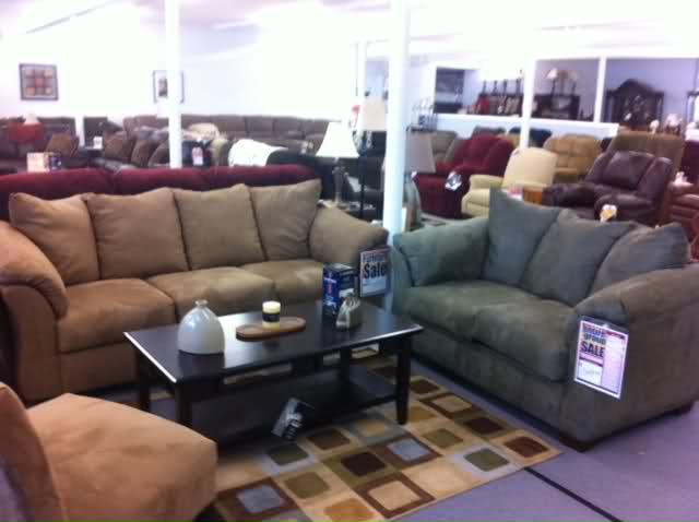 Ashely sofa and love seat comes in 5 colors