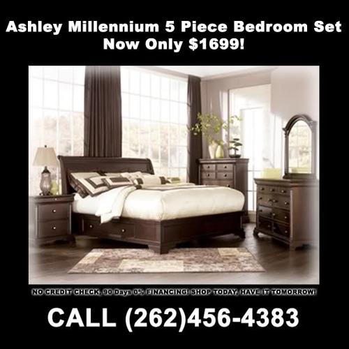 Ashley Millennium 5 Piece Bedroom Set
