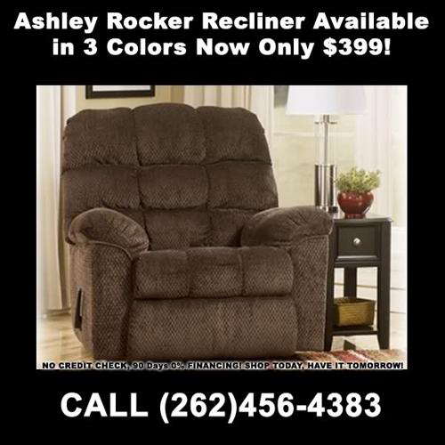 Ashley Rocker Recliner Available in 3 Colors