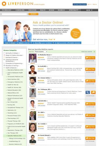 Ask a Doctor Online! Have a health problem you?re concerned with?