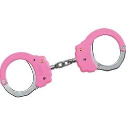 ASP Steel Chain Handcuffs Pink