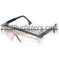 Astrospec 3000® Black Safety Glasses with Clear Lens