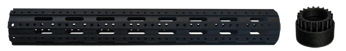 ATI AR-15 8-Sided 15 Free Float Aluminum Forend with Slotted Barrel Nut Patent Pending