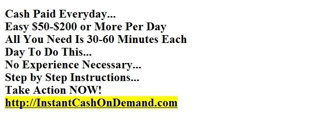 ??ATTENTION? Start Today, Get Paid Today!