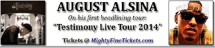 August Alsina Tour Concert in Cincinnati Tickets 2014 Bogart's Cincy