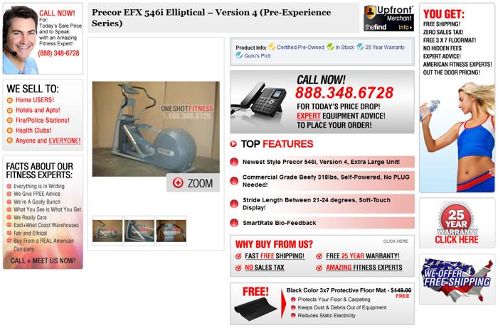++Awesome Deal Precor EFX 546 i Elliptical - Delivering for free --