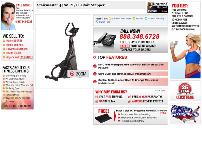 >> Awesome Deal Stairmaster 4400 Delivering for free --