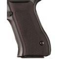 Baby Eagle 40+ Grips Checkered Aluminum Matte Black Anodized