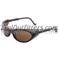 Bandit™ Black Frame Safety Glasses with Espresso Lens