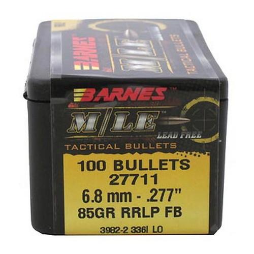 Barnes Bullets 27711 6.8mm .277 85gr RRLP FB (Per 100)
