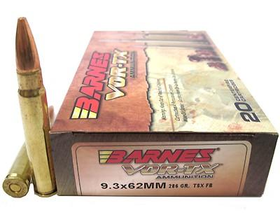 Barnes Bullets 9.3x62mm 286gr TSXFB VOR-TX /20 21577