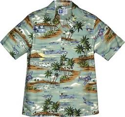 Beautiful Hawaiian Shirts with airplanes