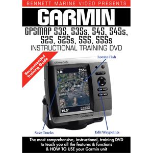 Bennett Training DVD f/Garmin GPSMAP 535 535s 545 545s 525 525.