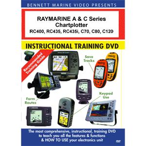 Bennett Training DVD For Raymarine A-Series RC400 RC435 and RC435i.