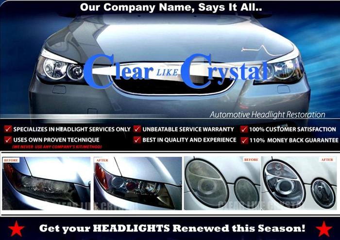 Best Headlight Restoration Service - 2yrs/24k Miles Warranty