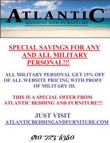 best military discount on furniture in the area!