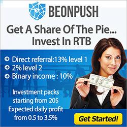 Better than Rev Share Earn 150% + Real time Bidding (BeOnPush)