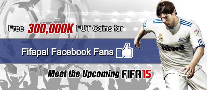 big surprise to get Free 300000K fifa coins at fifapal facebook