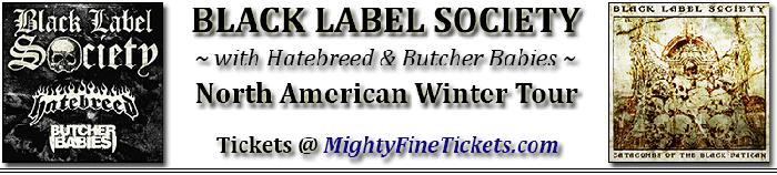 Black Label Society Tour Concert Hartford Tickets 2015 Webster Theater