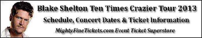 Blake Shelton Tour Virginia Beach Best Concert Tickets July 19, 2013