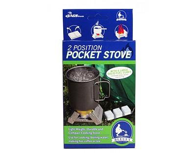 Bleuet Pocket Stove w/ 6 fuel cubes 7913