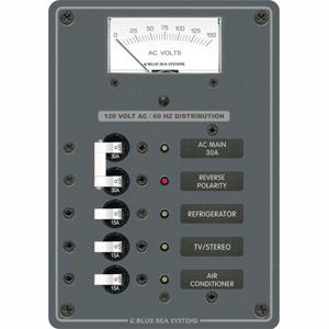 Blue Sea 8043 AC Main +3 Positions Toggle Circuit Breaker Panel (.