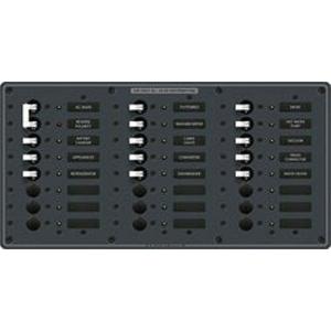 Blue Sea 8565 Breaker Panel - AC Main + 22 Positions (European) - W.
