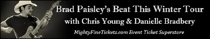 Brad Paisley Tour Concert in Estero, FL Tickets 2014 at Germain Arena