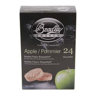 Bradley Technologies Apple Bisquettes 24 Pack BTAP24