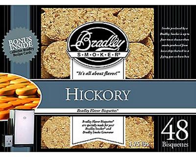 Bradley Technologies BTHC48 Hickory Bisquettes (48 Pack)