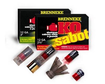 Brenneke SL-122KOS-1211822 KO Sabot Slug 12ga 2.75