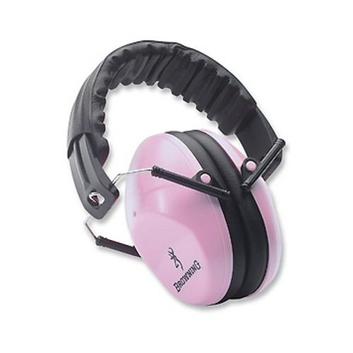 Browning 12681 Buckmark Hearing Protection Pink