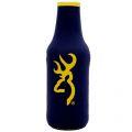 Browning Bottle Coozie Navy/Yellow