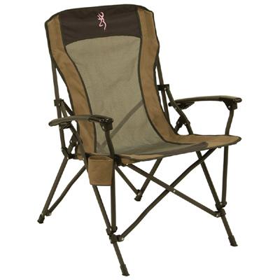 Browning Camping 8517194 Fireside Chair Pink Buckmark