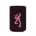 Browning Can Coozie Black/Pink