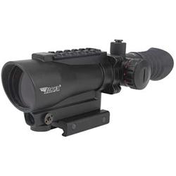 BSA Optics Tactical Weapon Rifle Scope 30MM 1x30 Red Dot w/Laser Black