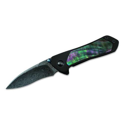 Buck Knives 7371 Damascus & Black Pearl Lux 16PESLE
