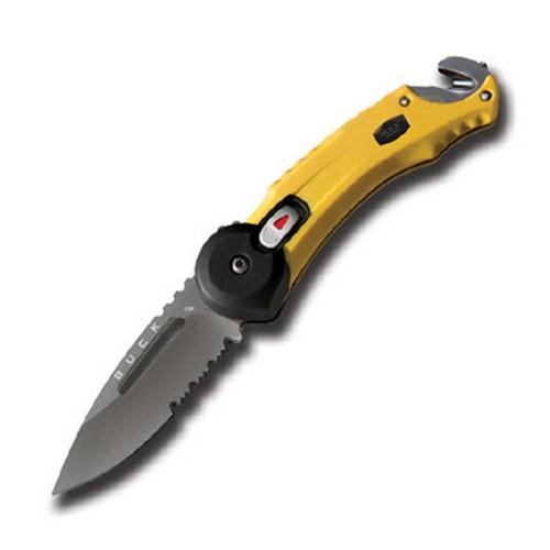 Buck Knives 753YWX 3985 Redpoint Rescue Yellow