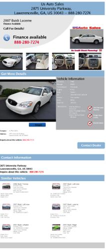 buick lucerne finance available 165418 automatic