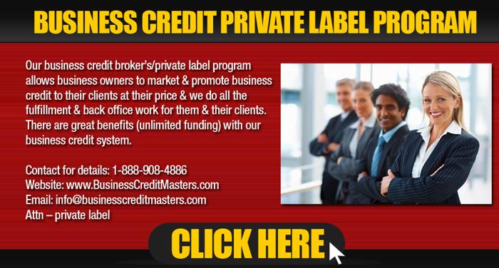 Business Credit Brokers Program!