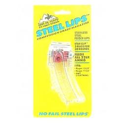 Butler Creek Steel Lip Ruger 10/22 Magazine 22LR 10 Rounds Clear