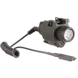 CAA Picatinny Mounted Weapon Light Red Laser Combo Black